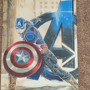 Captain America Avengers Drawing